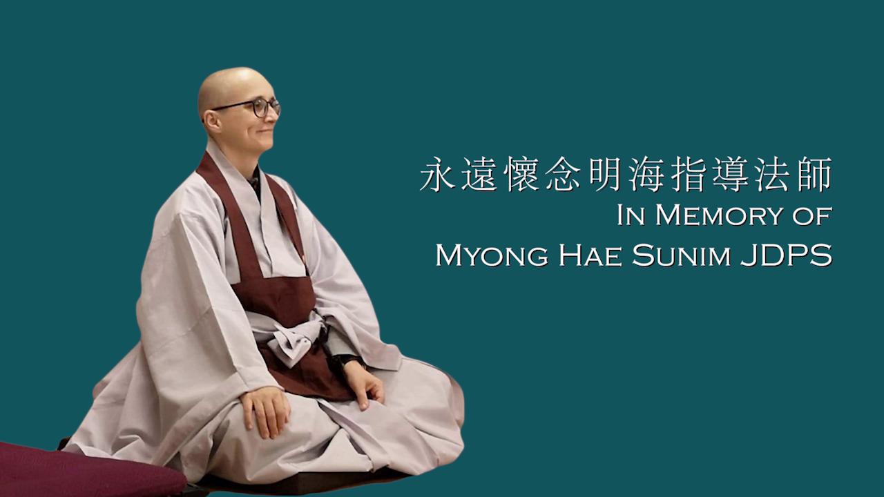 Video in Memory of Myong Hae Sunim, JPDS